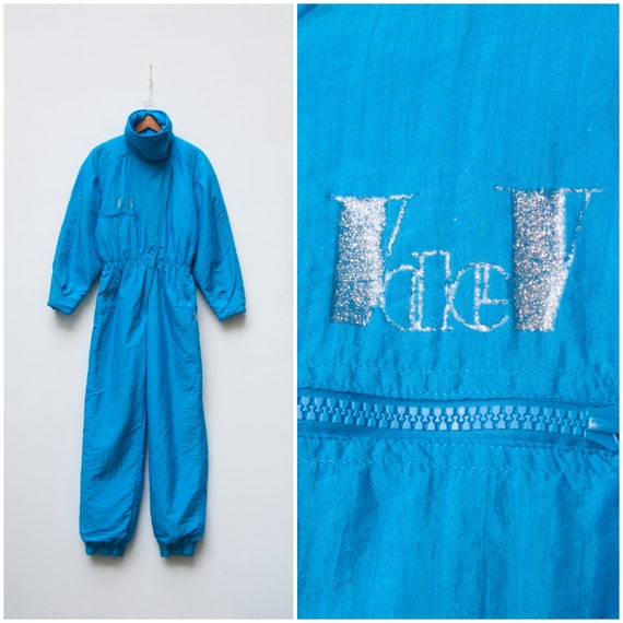 80s Ski Suit Women XXS One Piece Ski Suit Retro Sn