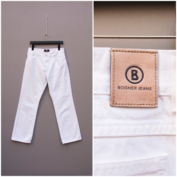White Jeans Women Medium 90s White Jeans Waist 31