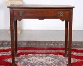 Antique George III Oak Writing Table 18th Century Country Georgian Desk