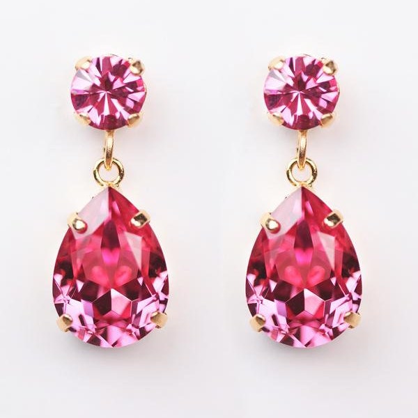 Hot Pink Swarovski - Etsy