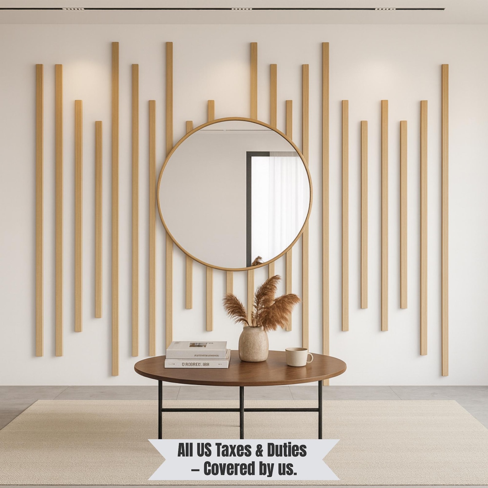 Asymmetrical Wall Panel Molding Full Kit or Digital Plan | Vertical ...