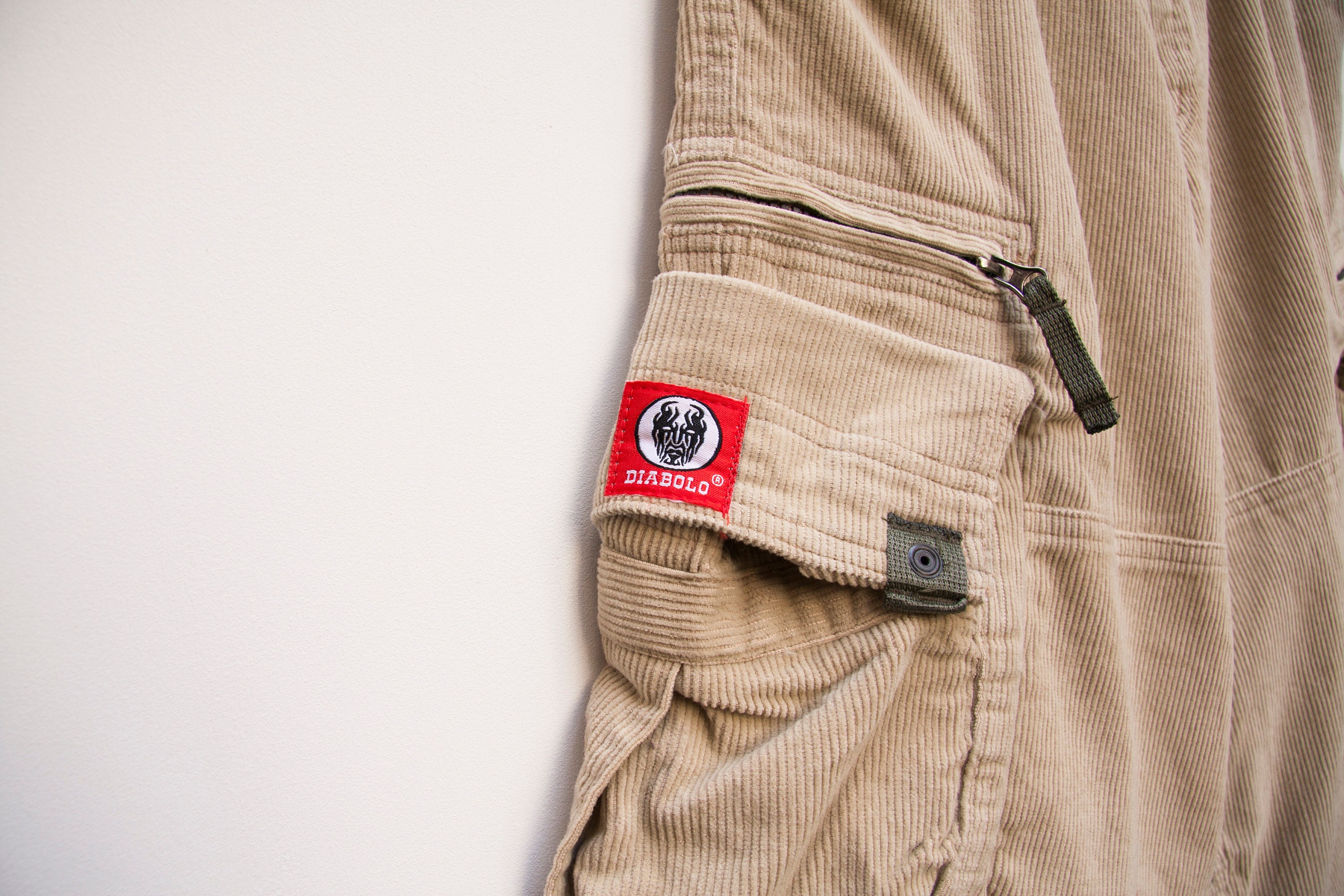 corduroy cargo trousers