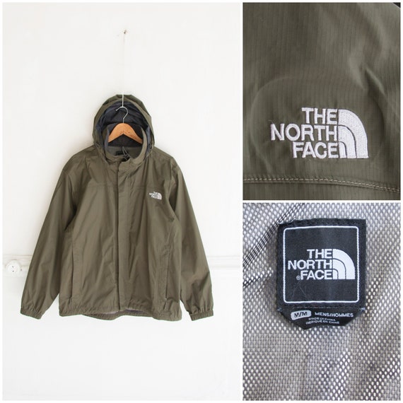 army green north face hoodie