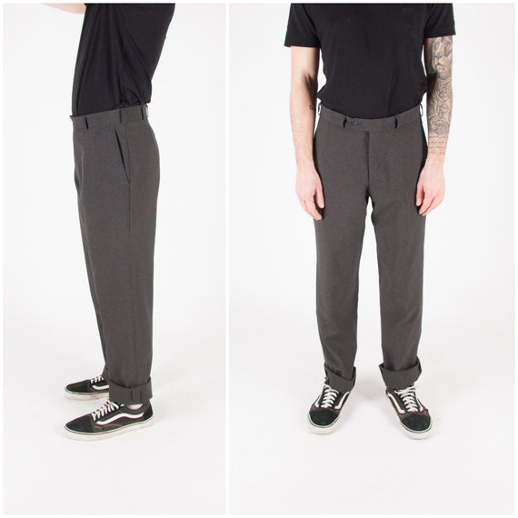Charcoal Grey Regular Fit Solid Formal Trousers, Plain Formal Pant, Formal  Trousers for Men, Formal Pants, Mens formal pants, फॉर्मल ट्रॉउज़र -  Italian Crown, Surat | ID: 25944901933