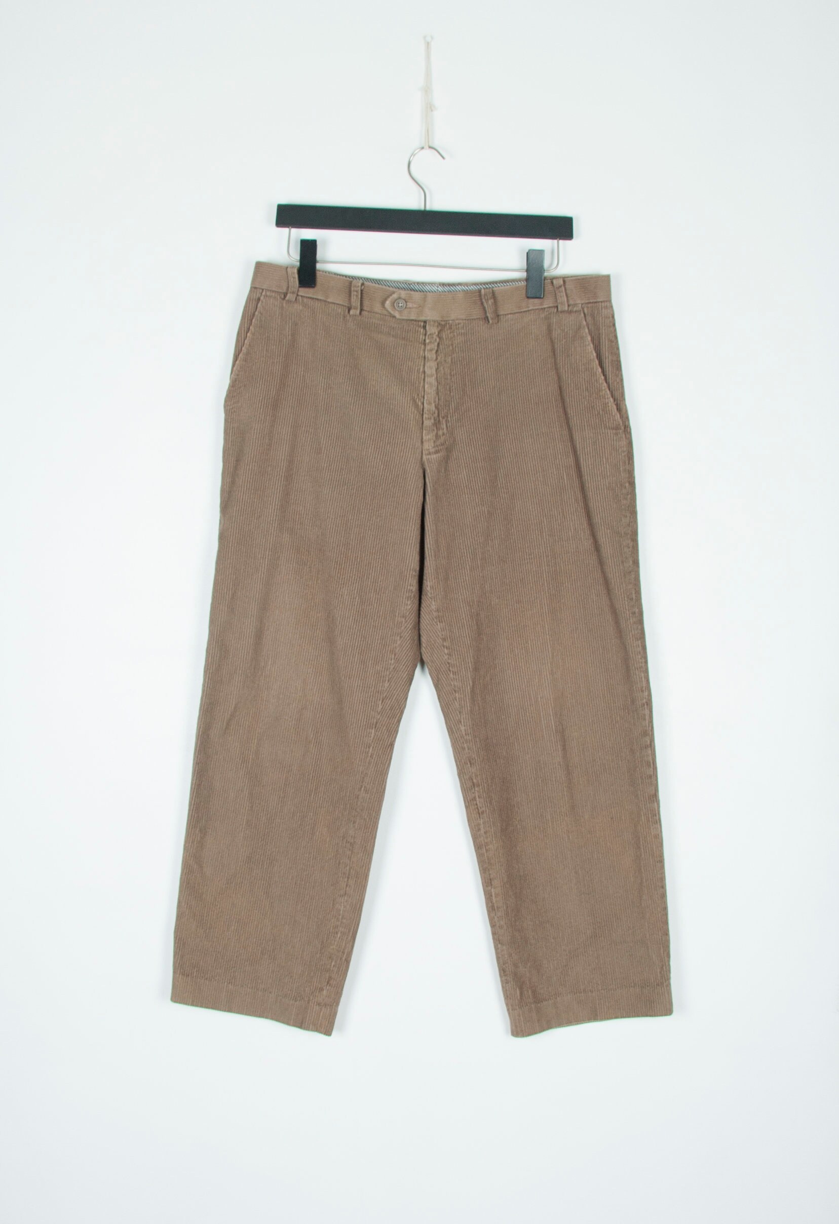 Vintage 70s Corduroy Pants Slacks Brown Coin Watch Pocket Size 34 Waist -   Canada