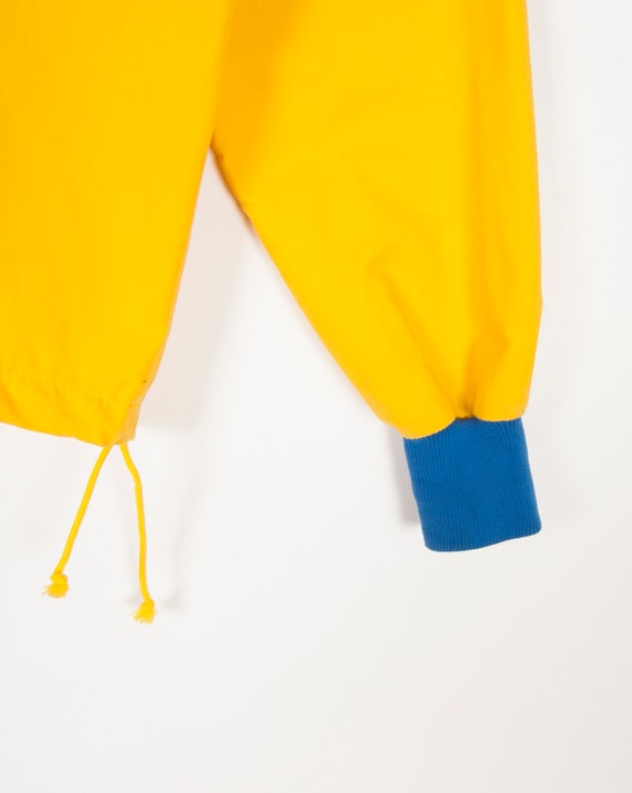 Vintage Track Jacket Men XS Yellow Sports Jacket … - image 8