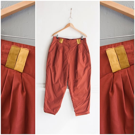 high waisted baggy trousers womens