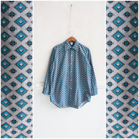 patterned oxford shirts