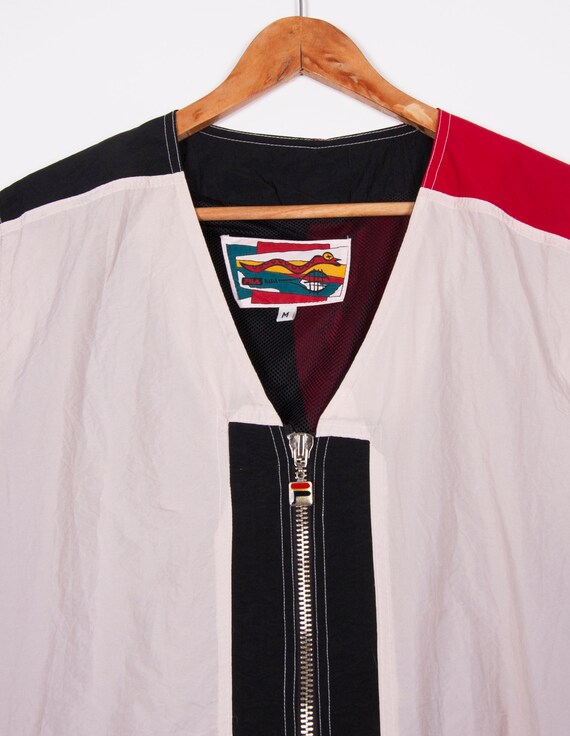 Vintage Fila Jacket Men Medium 80s Sleeveless Jac… - image 4