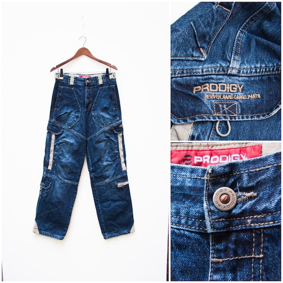 90s Cargo Jeans Men Small Vintage Cargo Jeans High