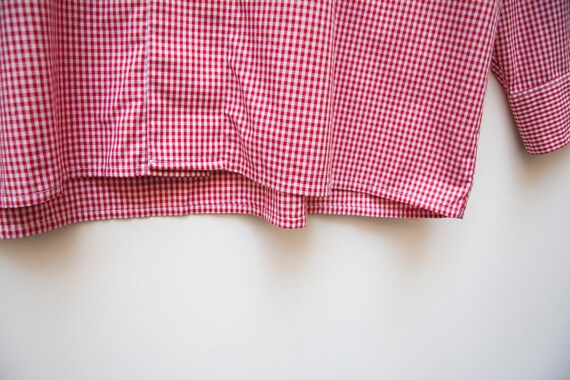 Folk Shirt Men XL Trachten Shirt Vintage Loden Sh… - image 8