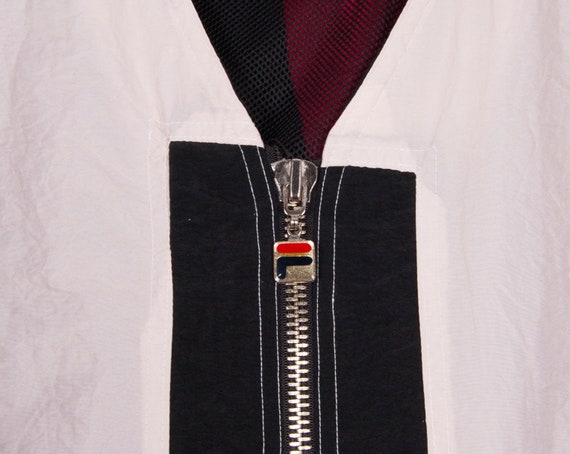 Vintage Fila Jacket Men Medium 80s Sleeveless Jac… - image 5