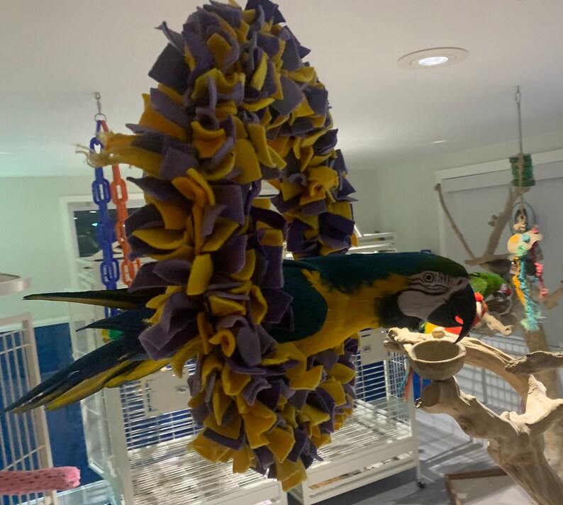 2021 Fleece Swing Bird Cuddle Ring for Larger Birds Etsy