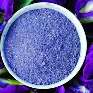 Dried Butterfly Pea Powder - Organic and All-Natural Blue Ternatea Flower Powder