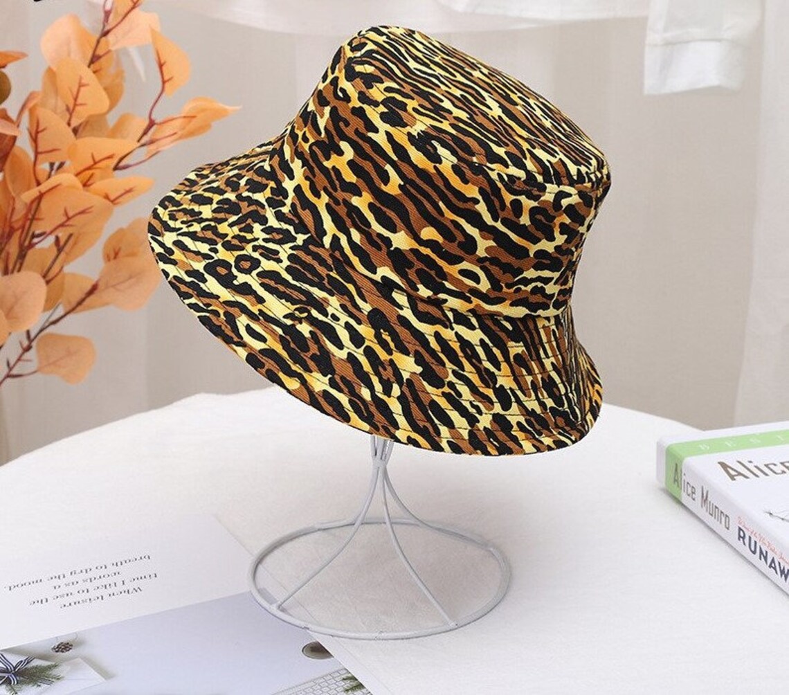 Tiger Print Bucket Hat for Adult Men Women Sun Protection Hat Etsy