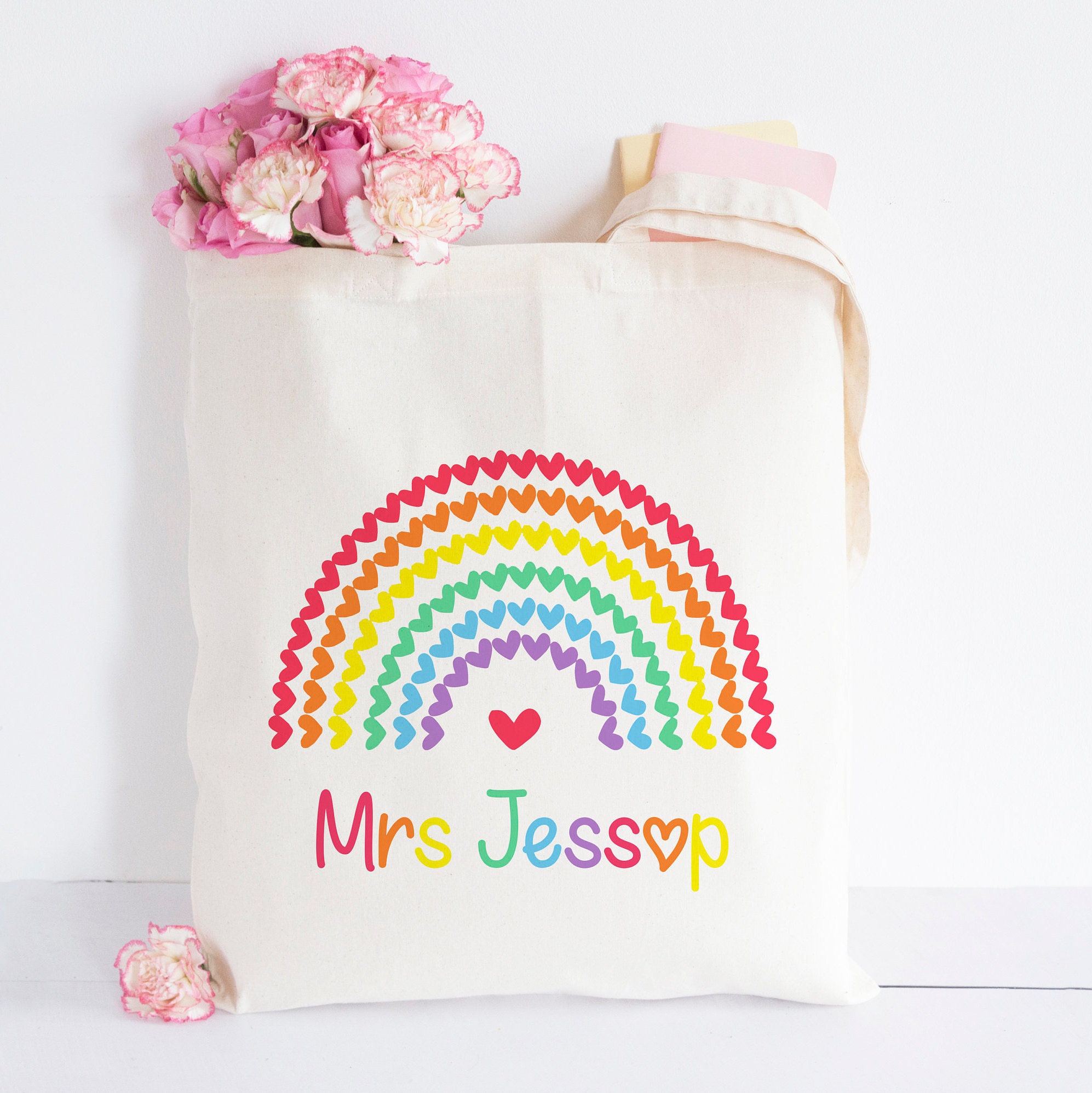 Personalised Teacher Note Pad Teacher Gift End Of Term Gift Etsy