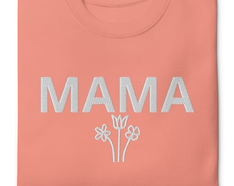 Personalized Mama Sweatshirt | Embroidered Mama Sweatshirt | Mother’s Day Gif | Sweatshirt with Kids Name