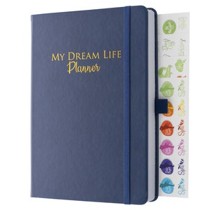 Daily, Weekly & Monthly Life Planner to Help You Achieve Your Goals and Increase your Productivity, A5 Hardcover Undated 6 months Diary