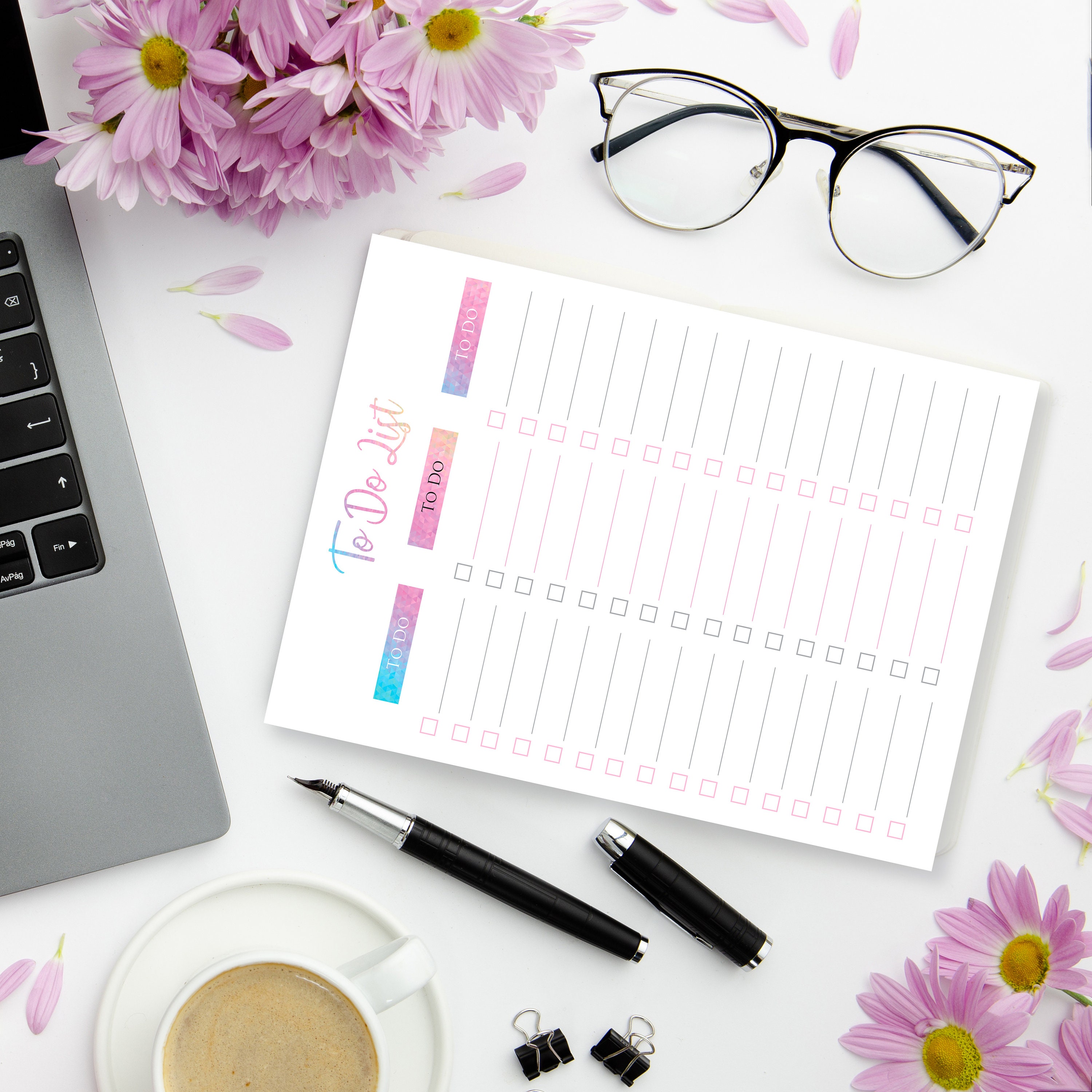 A4 Weekly & Monthly Planner Desk Pad Bundle with FREE To Do Etsy