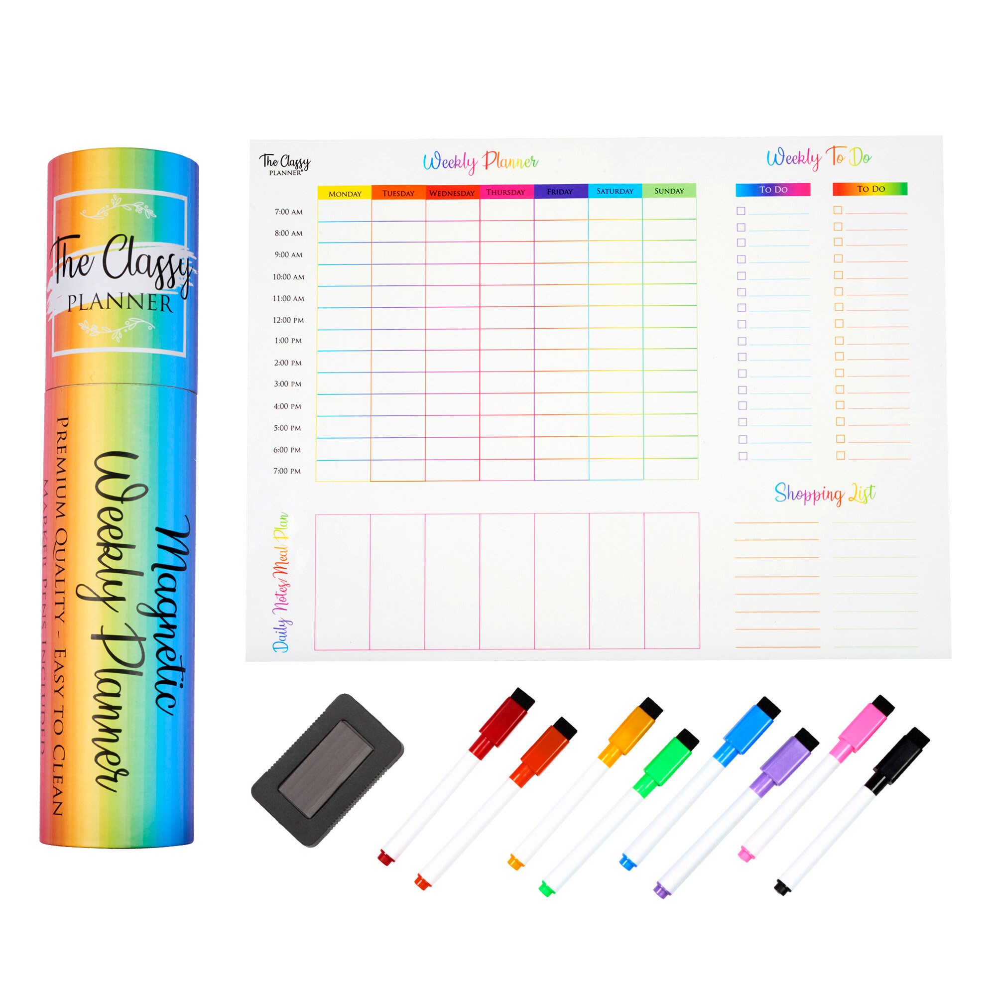 Weekly Whiteboard for Fridge Family Organiser Use Etsy