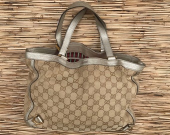 Free Shipping Worldwide Gucci Abbey Tote Bag GG Canvas - Etsy