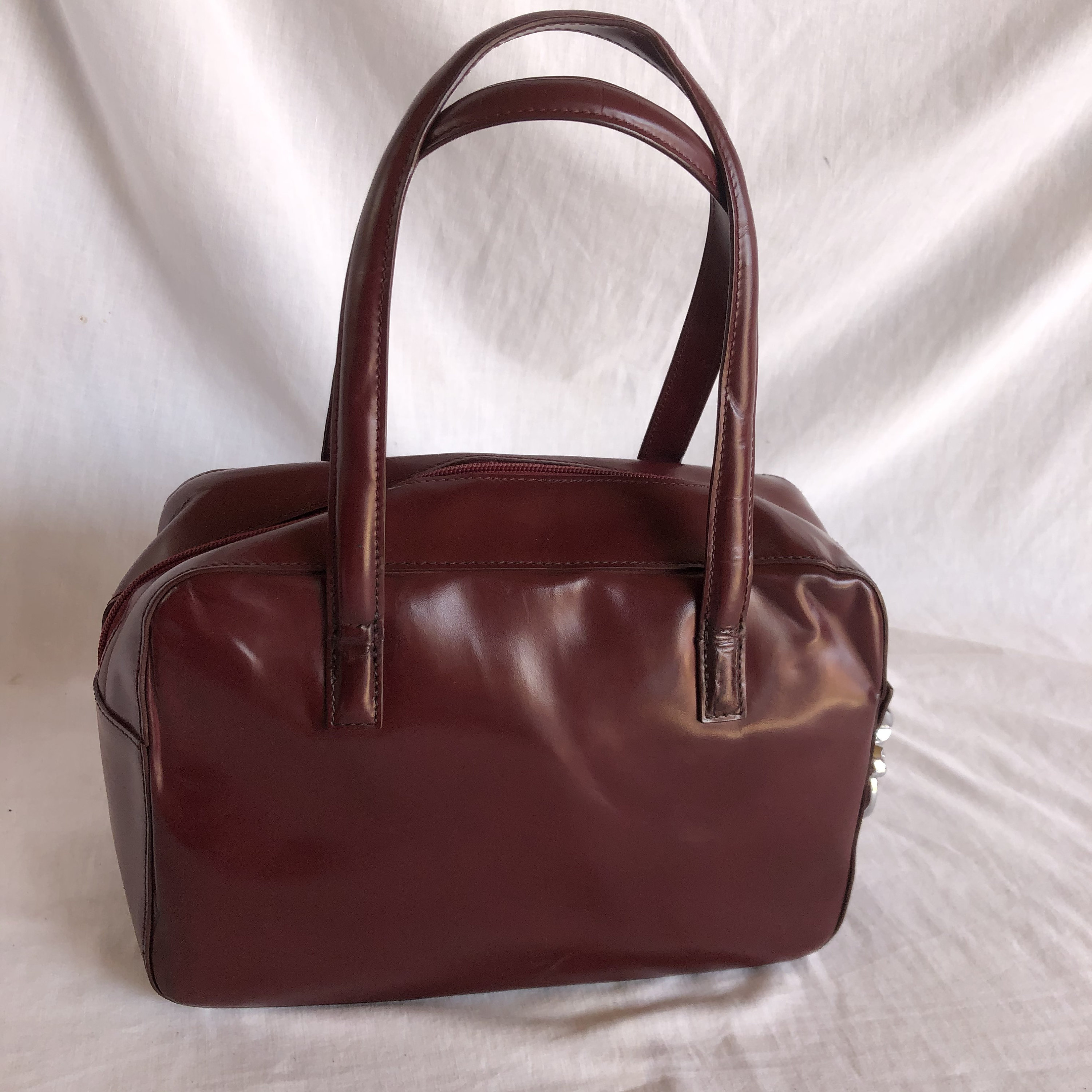 Must de cartier Leather Women Vintage Cabas Tote Shoulder Etsy