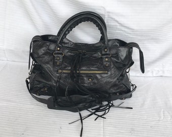 Fête des mères ! VENTE FLASH 72 HEURES ! 30 % de réduction + livraison gratuite dans le monde entier ! Balenciaga City ! Sac à bandoulière vintage en cuir pour femme