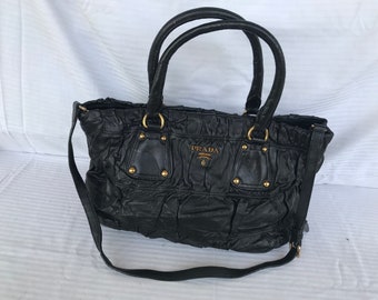 Mother's Day! 72 HOUR FLASH SALE! 30% Off + Free Shipping Worldwide! Prada! Women Leather Shoulder  Bag Top Handle Bag Handbag