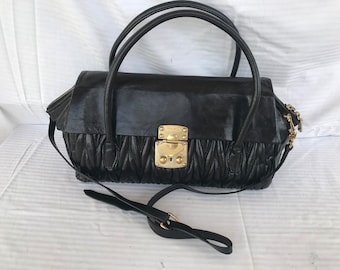 Fête des mères ! VENTE FLASH 72 HEURES ! 30 % de réduction + livraison gratuite dans le monde entier ! Miu Miu ! Sac bandoulière en cuir pour femme