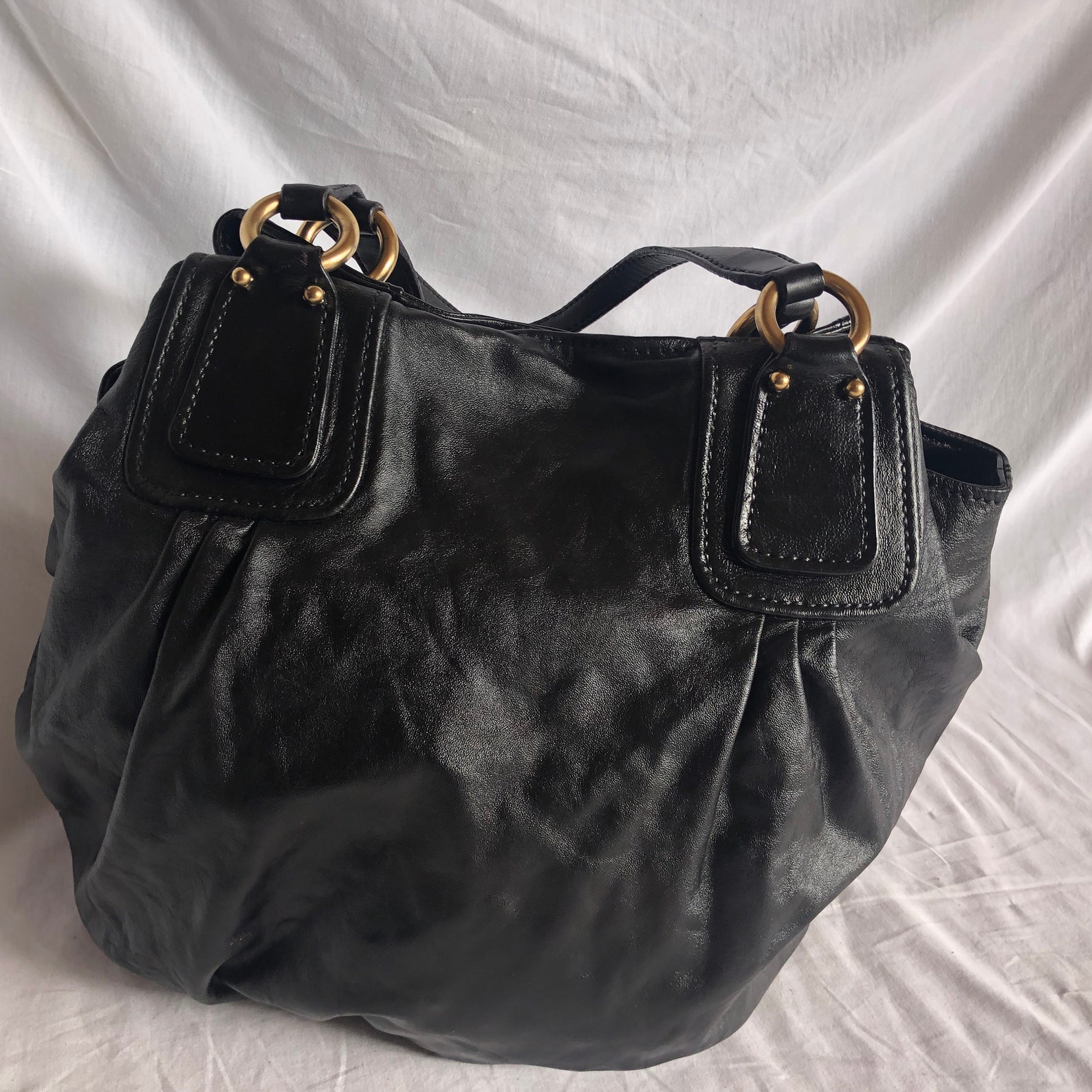 Miu miu Women Vintage Leather Shoulder Crossbody Bag Handbag Etsy