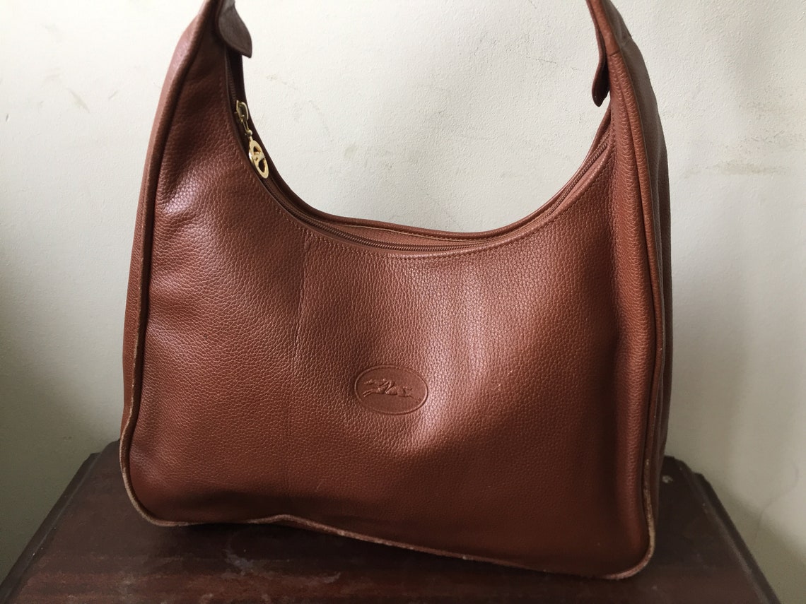 Sac ?� bandouli?�re en cuir Longchamp | Etsy