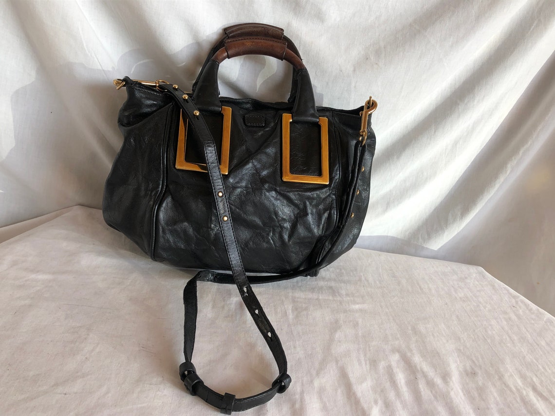 Chloe Women Leather Vintage Shoulder Crossbody Bag Handbag Etsy