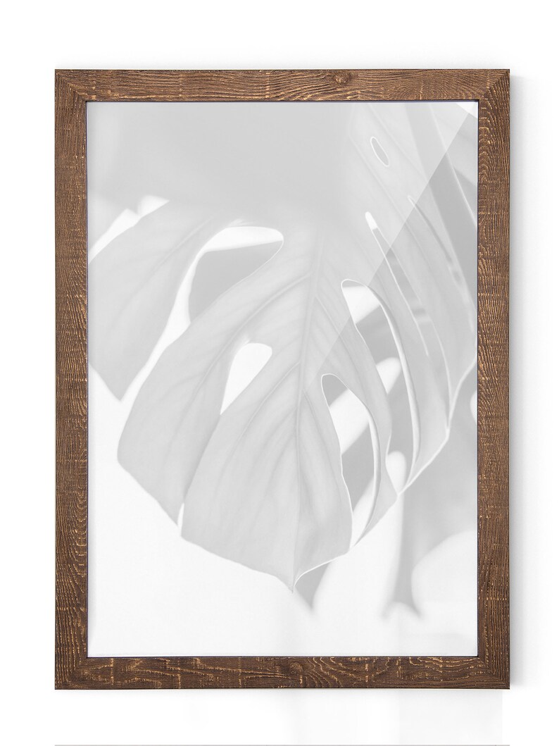 A2 / A3 / A4 / 6x8 Brown Wood Grain Picture Frame Etsy