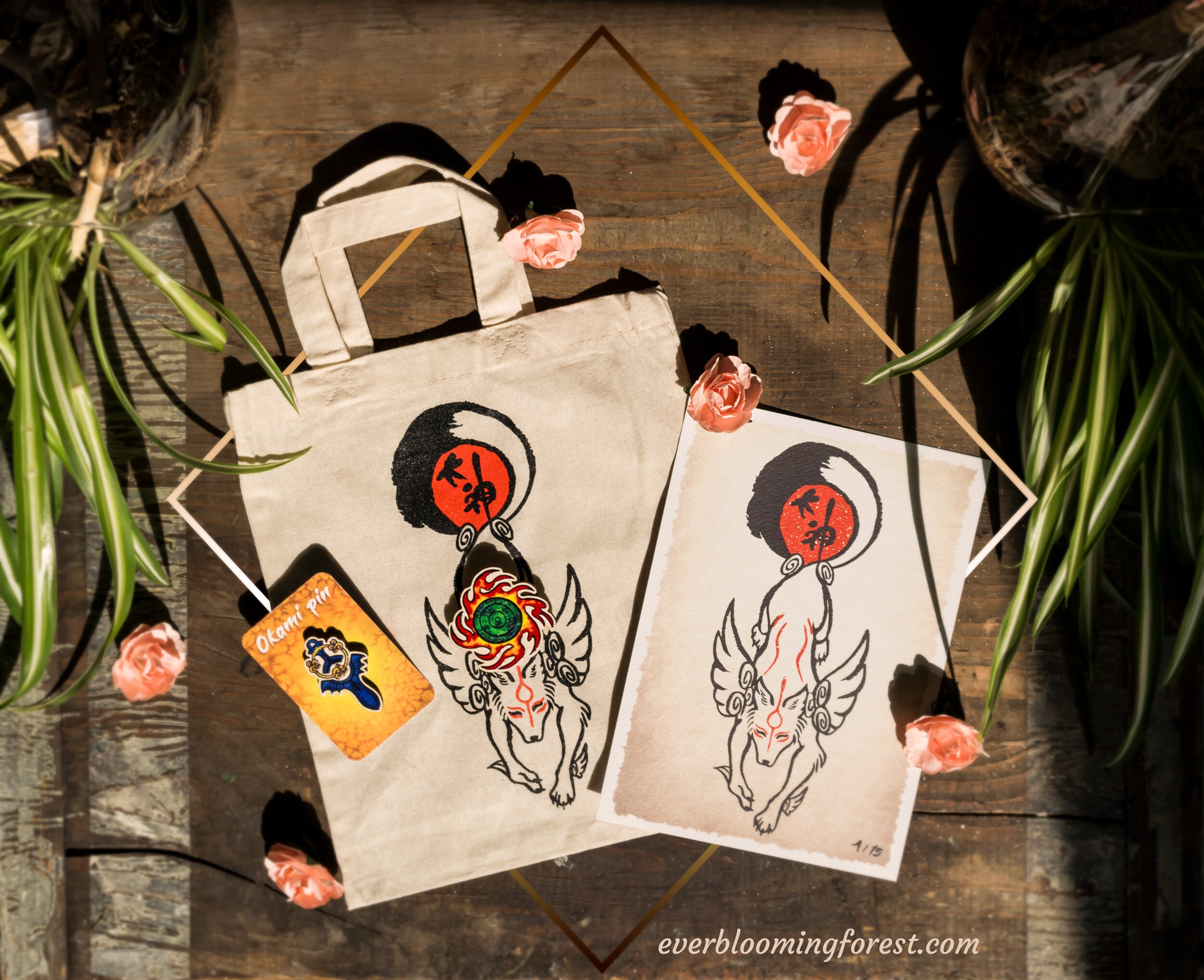 Okami Amaterasu Mini Tote Bag Special Edition Etsy Ireland
