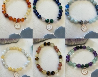 Zodiac Crystal Bracelet