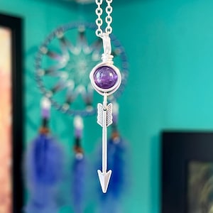 Artemis Necklace: Goddess Crystal Charm - Traveling Altar Talisman
