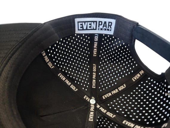 Even Par Golf - Mesh Performance Golf Hat With Built In Tee Holder
