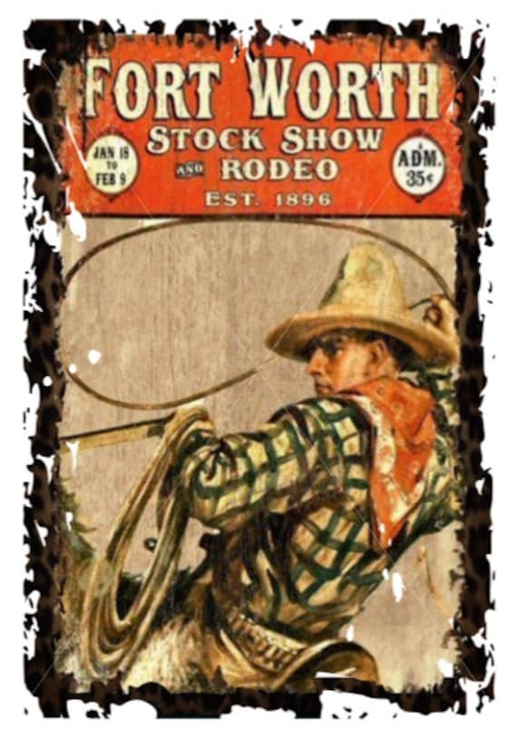 Vintage Fort Worth Stock Show PNG