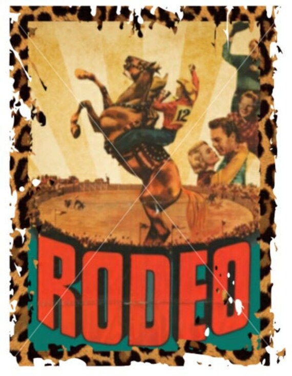 Vintage Rodeo PNG