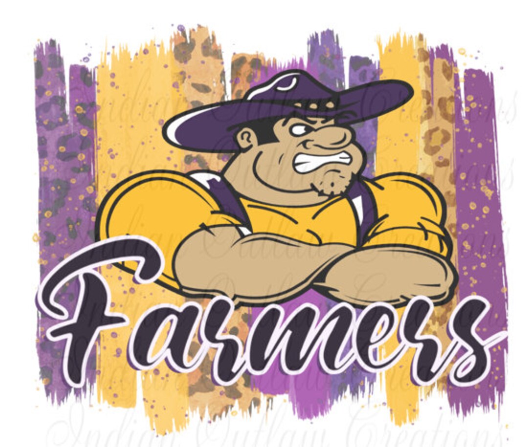 Farmersville Farmers Brush Stroke Design Etsy