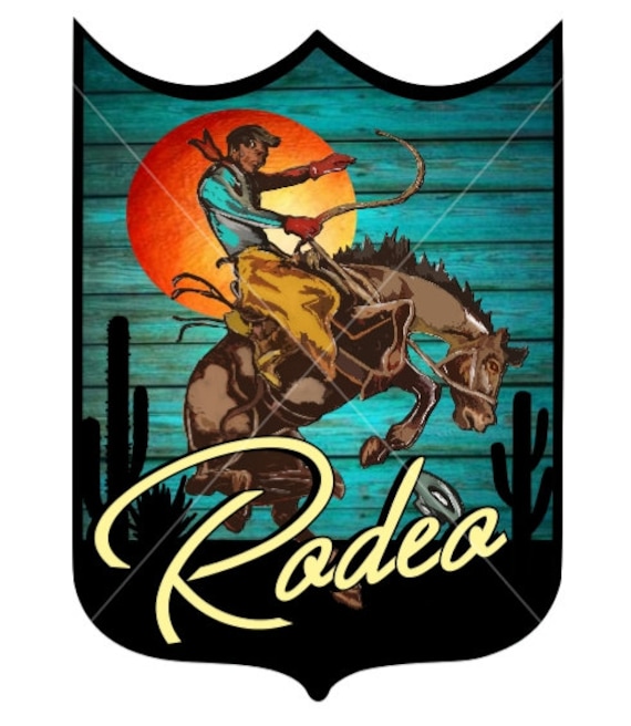 Rodeo Name Tag PNG