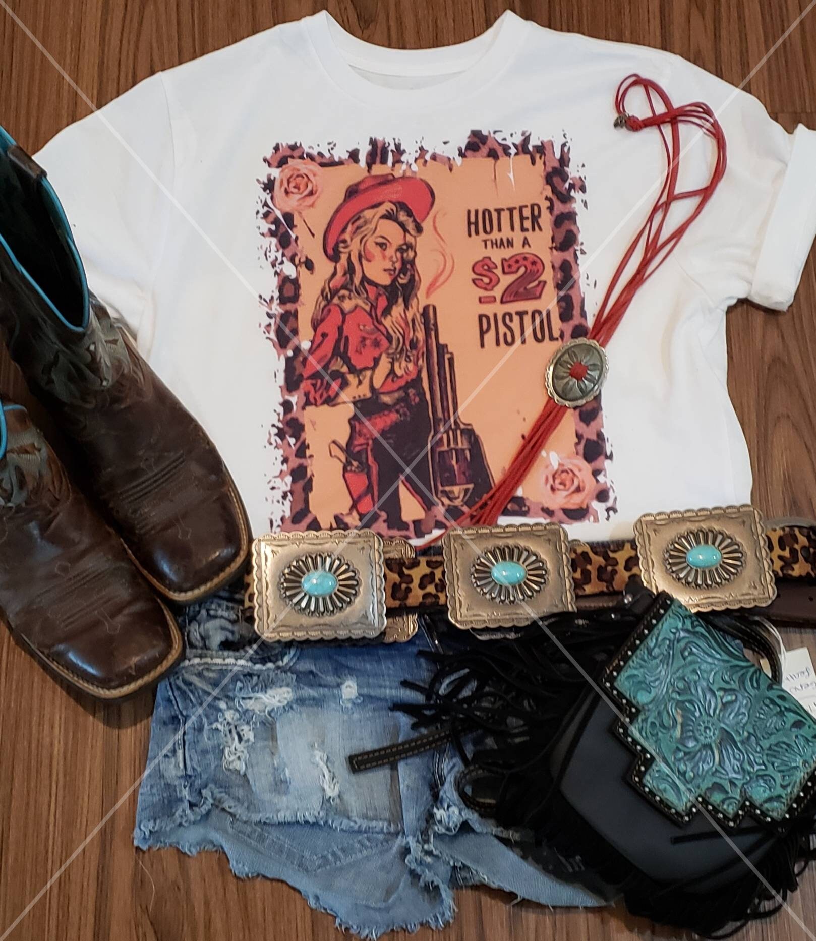 Hotter Than A 2 Dollar Pistol Leopard PNG - Etsy