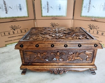 Gigante scatola puzzle enorme magica tesoro scatola di gioielli in legno con chiave nascosta posto di stoccaggio segreto per soldi d'oro - Italia Gigante scatola puzzle enorme magica tesoro scatola di gioielli in legno con chiave nascosta posto di stoccaggio segreto per soldi d'oro - Italia