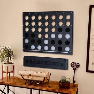 Metal 4 in a Row Wall Game: Modern Family Fun