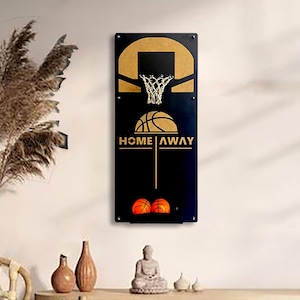 Mini Craft Basketball Metal Wall Game: Playroom Decor