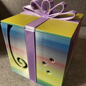 Gift Box Yarn Bowl STL File
