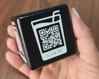 Wooden QR Cubes
