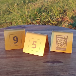 Acrylic Table Numbers, Table number for Weddings, Wedding Table decor, Table signs, Black acrylic table numbers ,Reserved Sign