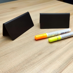 Etiquetas de preço de quadro negro de acrílico regraváveis | Placas de mesa para produtos e ingredientes | Tenda de buffet fácil de limpar | Expositor de preços independente