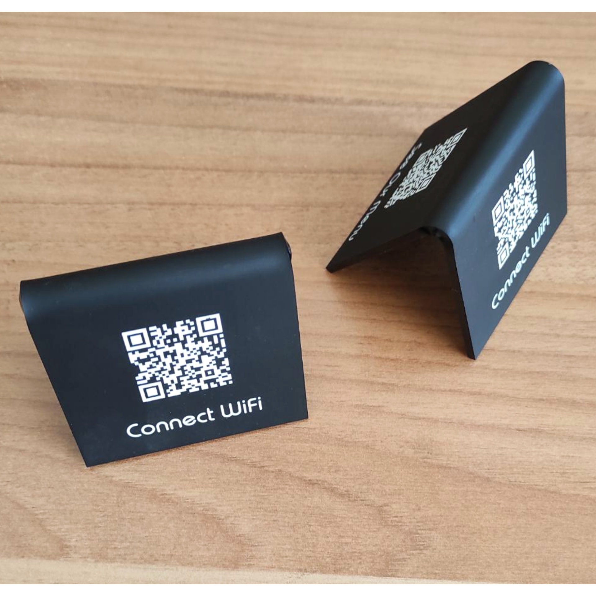 Mini Acrylic QR Menu stands Touchless Menu QR stand Easy Etsy